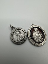 Vintage Religious Medals 2.5cm - £7.78 GBP
