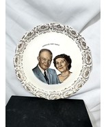 President Dwight E. Ike &amp; Mamie Eisenhower Plate - &quot;America&#39;s First Fami... - $10.40
