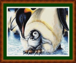 BABY PENGUIN -  pdf cross stitch chart Original Artwork © Steven Michael... - £9.55 GBP