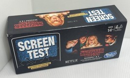 Screen Test Stranger Things Seasons 1 &amp; 2 Netflix Hasbro Gaming Card Game V1 New - £8.17 GBP