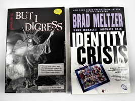 Lot of 2 Books But I Digress,Peter David  &amp; Identity Crisis,Brad Meltzer... - £12.60 GBP