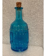 Small Root Bitters 3&quot; Blue Bottle w/Cork *Pre-Owned* BT1 - $19.13 CAD