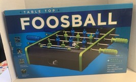 Neon Wooden Tabletop Foosball Game Soccer Gift Novelty Fun Game Collectible - $31.00