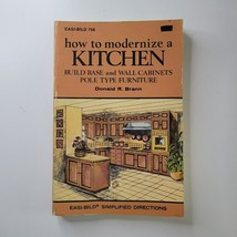 How to Modernize a Kitchen 1980 Donald Brann Build Plan Scale Cabinets Furniture - £14.20 GBP