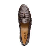 Bianchi Genuine Caiman Crocodile Tassel Loafers Brown image 4