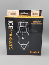 ICE Trekkers Chains Size M Traction Fits Over Shoes, Boots for Snow &amp; Ice - £13.65 GBP