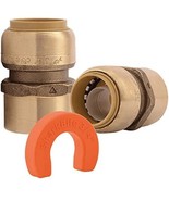 SharkBite 3/4 Inch Water Heater Connection Kit, Push to Connect Brass Pl... - $26.94 CAD
