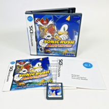 Sonic Rush Adventure (Nintendo DS NDS) Complete w/ Manual &amp; Inserts Sega Tested! - £44.34 GBP