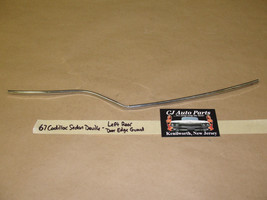 Oem 67 Cadillac Sedan Deville Left Driver Side Rear Door Edge Guard Trim Molding - £38.87 GBP