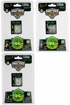 World&#39;s Smallest Rick and Morty Micro Action Figure Set of 3 Super Impul... - £20.50 GBP