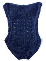 NWT Coastal Zone by Jantzen Sexy Crochet Lace Black Convertible Swim Suit M $120 - £36.36 GBP