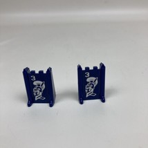 2 Blue Colonel 1970 Milton Bradley Stratego Game Replacement Pieces - $4.94