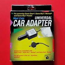 Universal Car Adapter Game Boy Original Pocket Game Gear Nomad Boxed Untested - £18.39 GBP