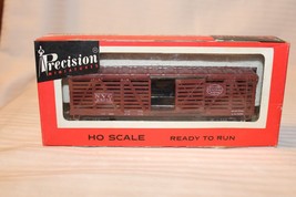 HO Scale Precision Miniatures, 40&#39; Stock Car, New York Central Brown #28013 BNOS - £23.46 GBP
