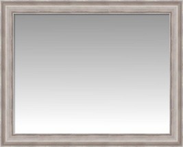 Custom Luxury Wide Wall Mirror Weathered White Distressed Frame - £278.33 GBP+