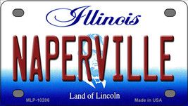 Naperville Illinois Novelty Mini Metal License Plate Tag - £11.76 GBP