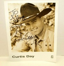 Vintage Curtis Day Signed Press Release Photo Sepia Country Music Fest 8... - £15.64 GBP