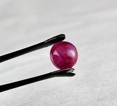 Certified Natural Burma Ruby Round Cabochon 10 mm 5.61 Ct Gemstone Ring ... - £7,258.21 GBP