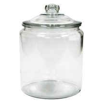 Anchor Hocking ~ 2 Gallon ~ Clear Glass ~ Apothecary Jar ~ Canister w/Lid - £47.01 GBP