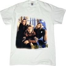 Vintage Graphic Grey T-shirt Size Large Hanson Boy Band 1998 - £77.97 GBP