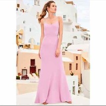 Dress the Population Jodie Crepe Gown in Lavender Size L - £59.87 GBP