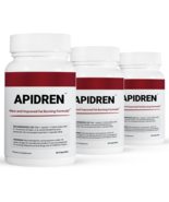 3 Pack Apidren, fórmula para ayudarte a quemar grasa-60 Capsulas x3 - $1,837.40 MXN