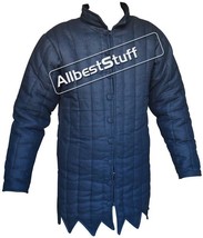 14th Jahrhundert Mittelalterlich Geschichte Leinen Gambeson Kostüm Reena... - $124.96+