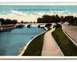 Fall Creek Boulevard Indianapolis Indiana IN UNP WB Postcard S14 - $4.42