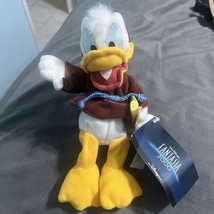 Fantasia 2000 Donald Duck Noah&#39;s Assistant w/Scroll &amp; Quill Beanie Plush... - $278.02 MXN