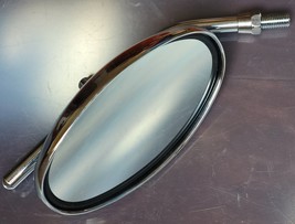 Highway Hawk 97-782 Motorcycle Handlebar Polished Chrome Oval Mirror Lef... - $14.88