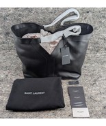 Unkown if Genuine "YSL" Black Leather Y Tote Bag Handbag - $547.06 CAD