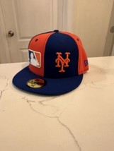NY Mets MLB Pinwheel Fitted Cap Size 7 - $34.65