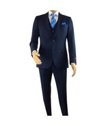 Men Suit BERLUSCONI Turkey 100% Italian Wool Super 180's 3pc Vested #Ber... - $350.00