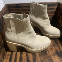 Dolce Vita Caster Dune Suede H20 100% Waterproof Lug Sole Chelsea Boot S... - $34.33