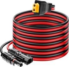 Solar Panel Connector to XT60 Connector Cable 10FT 10AWG Solar to XT60 Charge Ex - £39.23 GBP