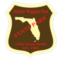 5&quot; delnor wiggins pass state park florida bumper sticker decal usa made - £21.23 GBP