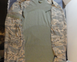 USGI SNC USAF AIR FORCE ABU TIGER STRIPE CAMOFLOUGE COMBAT SHIRT SIZE ME... - $35.99