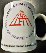 Rock And Roll Hall Of Fame + Museum Coffee Mug 1995 Inaugural Year Cleveland OH - £10.28 GBP