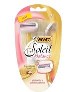 Bic Soleil Balance Razor, 5 Blades, Moisture Bars W/Shea Butter, Qty 2 - $23.47 CAD