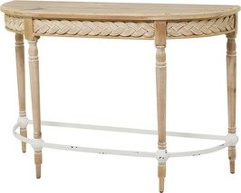 Deco 79 Modern Farmhouse Wood Console Table, Brown - £227.00 GBP