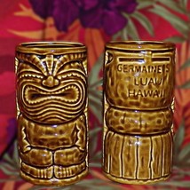 Set of Two KC Hawaii 2010 Germaines Luau Ceramic Happy Vintage Tiki Cock... - $39.99