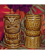 Set of Two KC Hawaii 2010 Germaines Luau Ceramic Happy Vintage Tiki Cock... - £31.46 GBP
