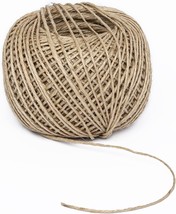 Roll of 100 Natural Strong Hemp Fibers Cord 400 feet .26 Pound Thickness Undyed  - £19.50 GBP