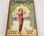 Ozma of Oz Hardcover Book L Frank Baum 1907 Art Nouveau John R Neill Cop... - $24.18