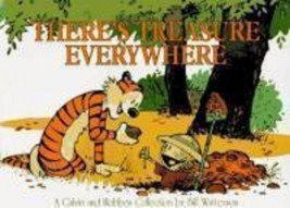 Calvin And Hobbes - There&#39;s Treasure Everywhere paperback book - first p... - $14.50