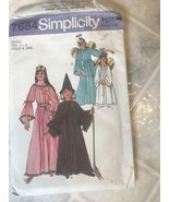 1976 Simplicity 7684 Pattern Princess Fairy Angel Halloween Costume 2-4 ... - £16.84 GBP