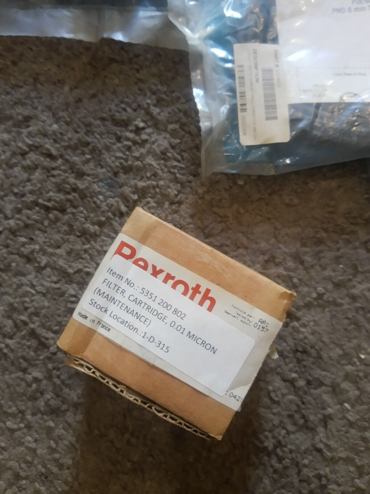NEW Rexroth Bosch Pump Filter Cartridge 0.01 Micron o-ring # 5351 200 802 - $24.18
