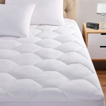 Twin Mattress Pad, 8-21&quot; Deep Pocket Protector Ultra Soft Quilted Fitted... - $40.96