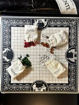Vintage PENTE Game Black Tube Parker Brothers 4 Bags Colored Stones - $69.66