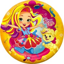 Sunny Day Dessert Cake Plates Birthday Party Supplies 8 Per Package - £3.30 GBP